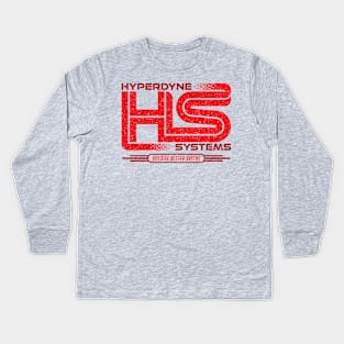 Hyperdyne Systems - Red Kids Long Sleeve T-Shirt